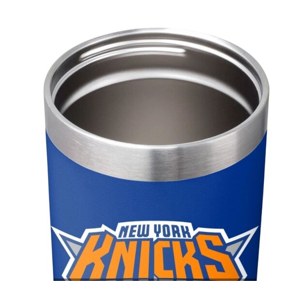 FOCO New York Knicks NBA 30 Oz Solid Tumbler With Straw Cupholder Friendly NWT - Picture 5 of 6